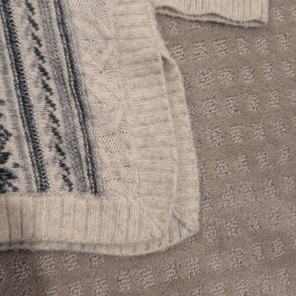 CAbi Chalet Fair Isle Pullover Sweater Oversized - Women's sz S - Picture 6 of 8